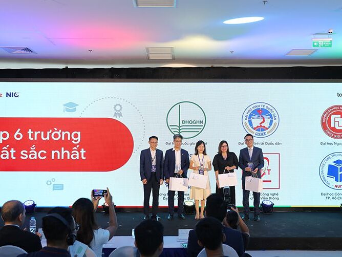 Học viện Công nghệ Bưu chính Viễn thông được vinh danh top 6 trường đại học, cao đẳng có nhiều học viên hoàn thành khóa học thuộc “Chương trình phát triển nhân tài số” của Google