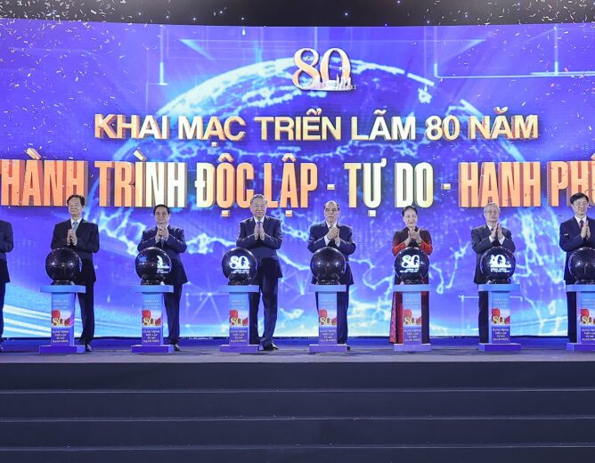 PTIT tham gia Triển lãm thành tựu Đất nước: “80 năm Hành trình Độc lập – Tự do – Hạnh phúc”