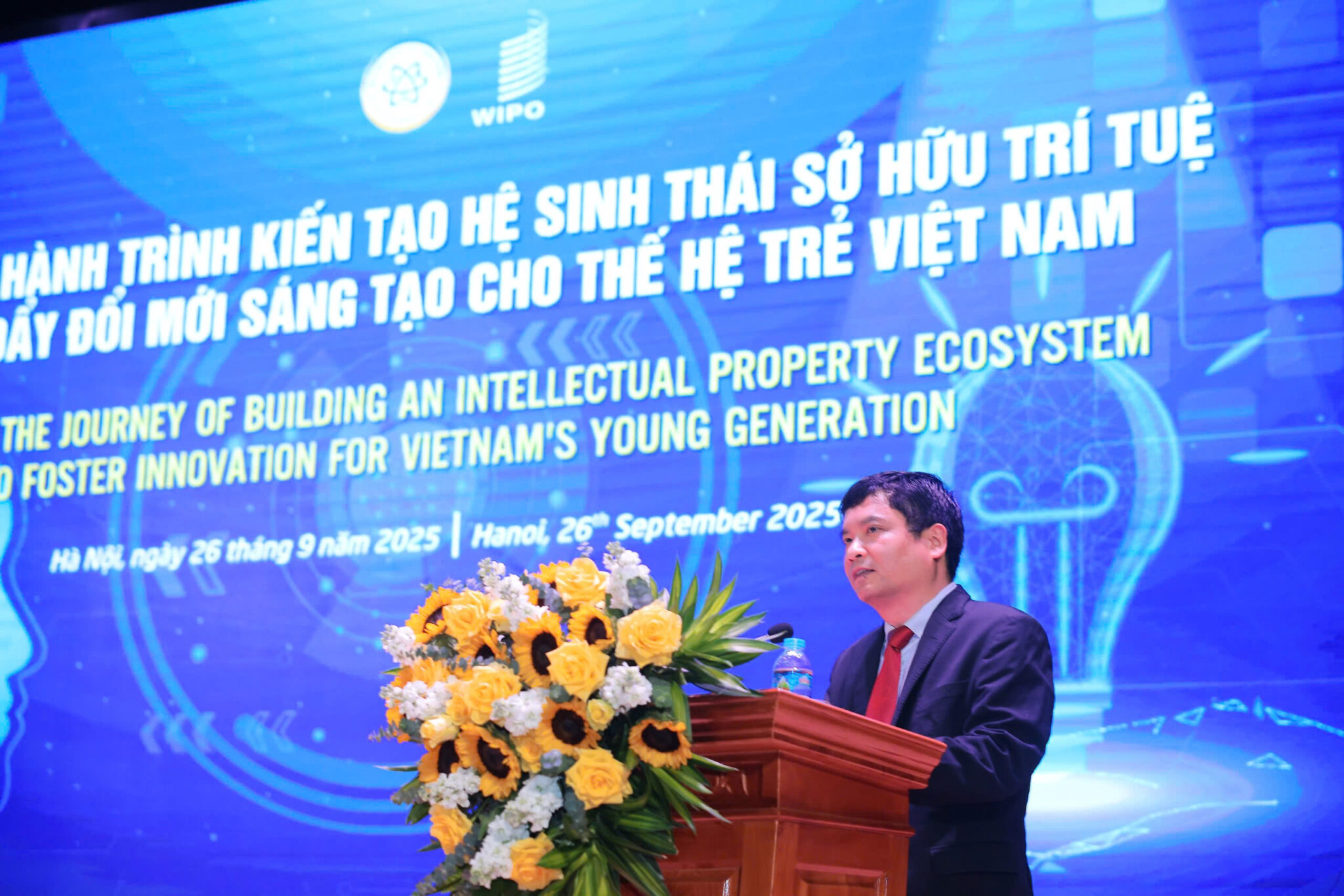 PGS.TS Đặng Hoài Bắc, Giám đốc Học viện Công nghệ Bưu chính Viễn thông phát biểu tại sự kiện