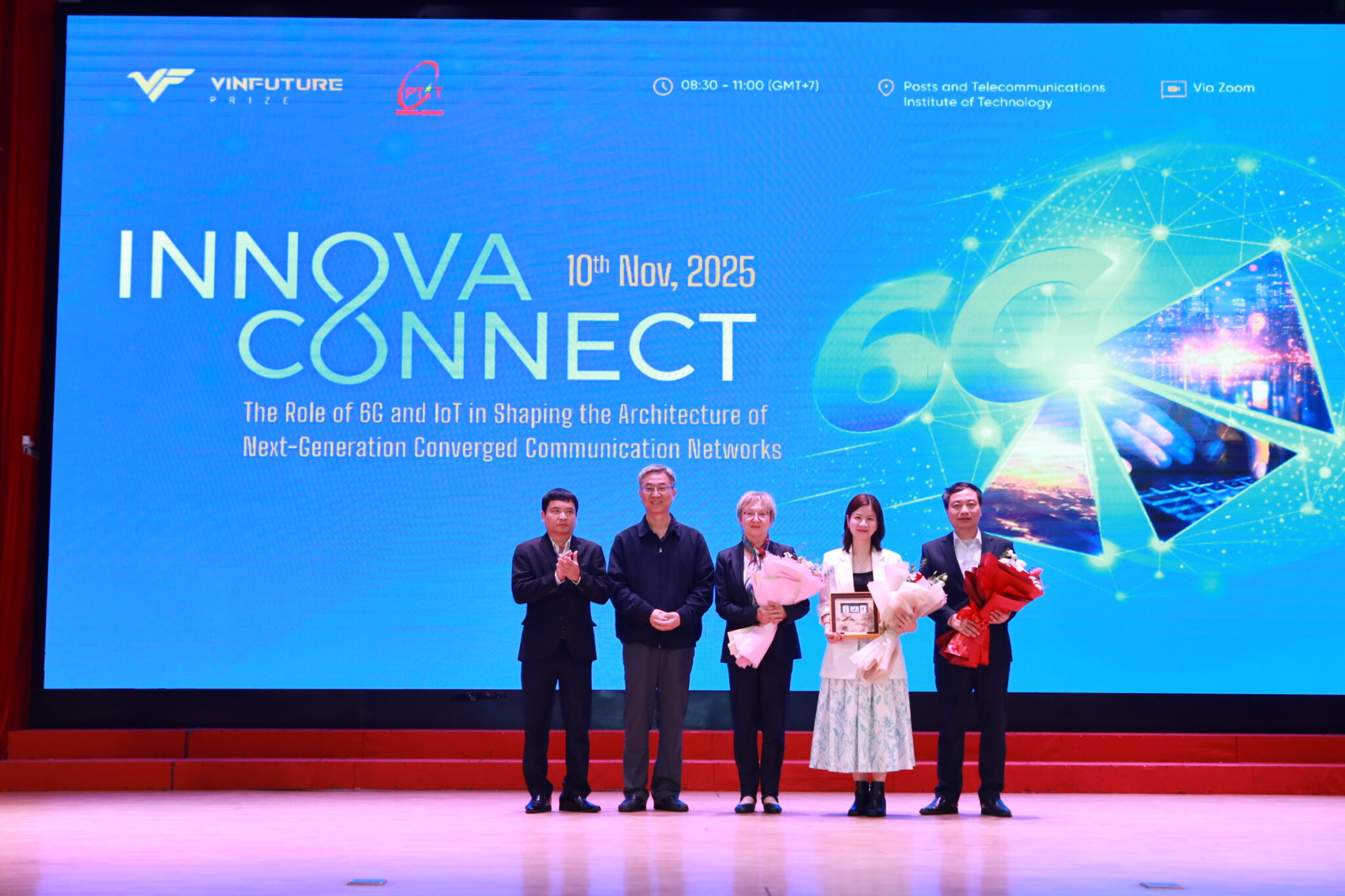 Sự kiện InnovaConnect: Tương lai mạng 6G và IoT cùng các chuyên gia, nhà khoa học trong và ngoài nước thu hàng trăm sinh viên PTIT tham gia