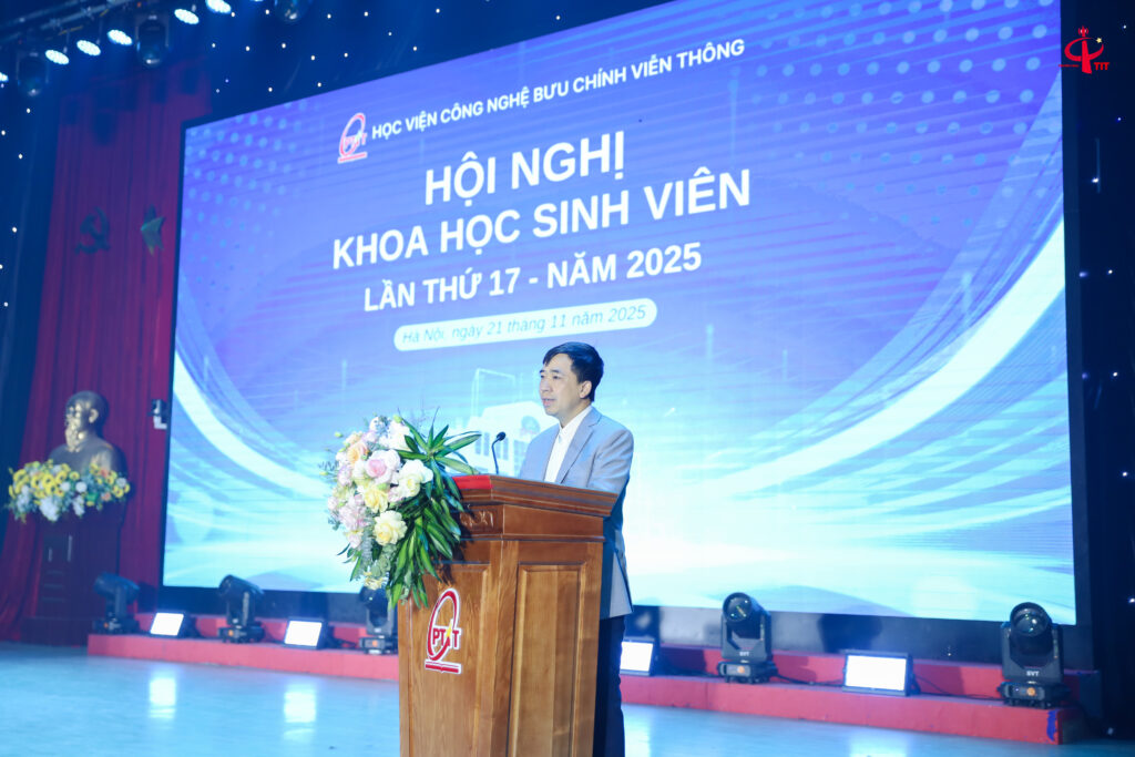 TS.Nguyễn Trung Kiên, Phó Giám đốc Học viện phát biểu tại Hội nghị