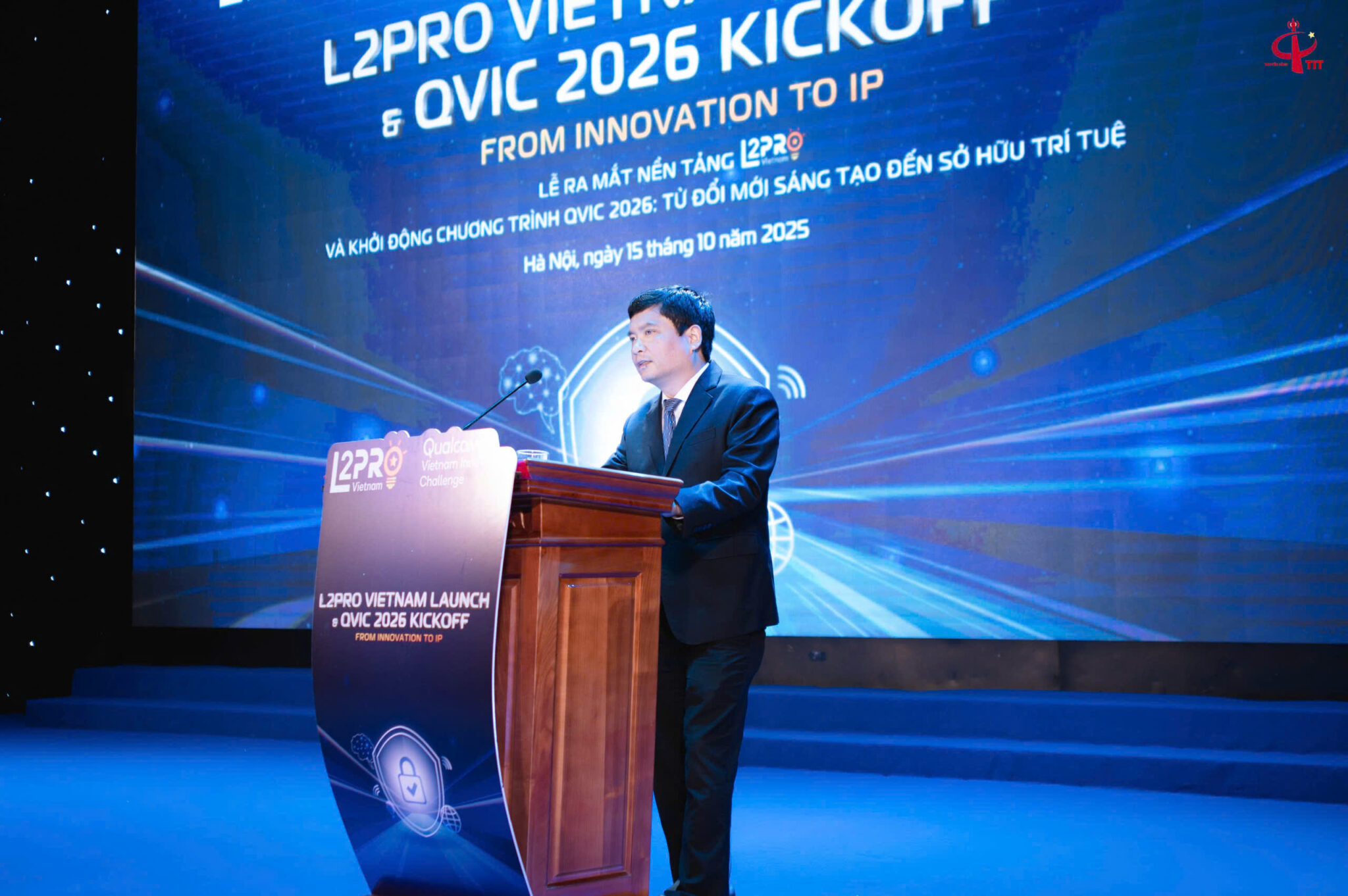 PGS.TS Đặng Hoài Bắc, Giám đốc Học viện phát biểu tại buổi Lễ