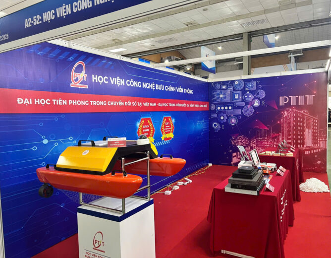 Học viện Công nghệ Bưu chính Viễn thông tại Triển lãm sản phẩm công nghiệp chủ lực Hà Nội 2025