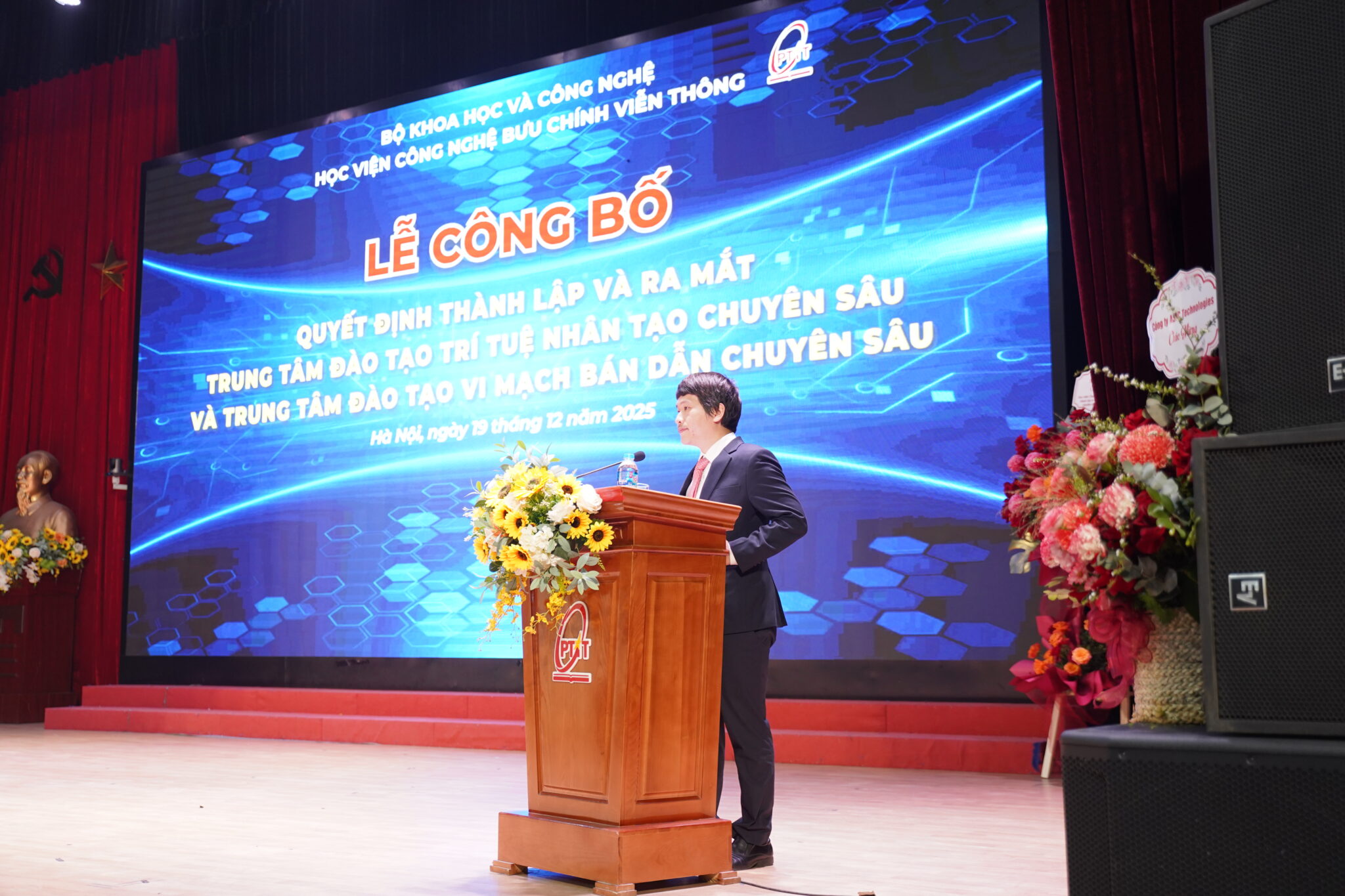 Tiến sĩ Trần Tiến Công, Trưởng bộ môn AI, Trưởng trung tâm đào tạo AI chuyên sâu phát biểu