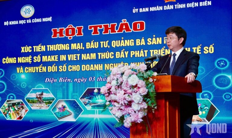 Thứ trưởng Bùi Hoàng Phương phát biểu tại Hội thảo