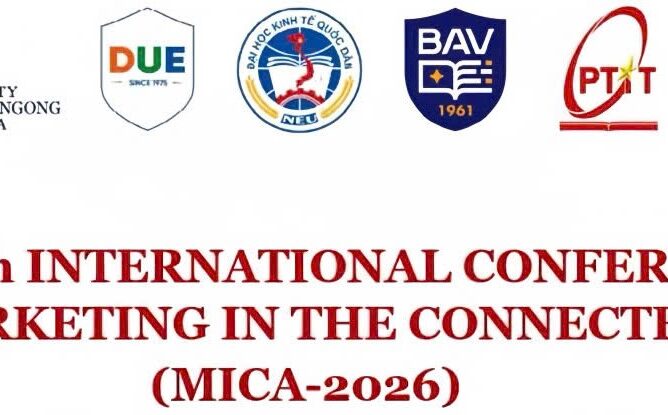 MICA-2026 chính thức mở đợt mời gửi bài tham luận với chủ đề “Tiếp thị xanh và Chuyển đổi số”