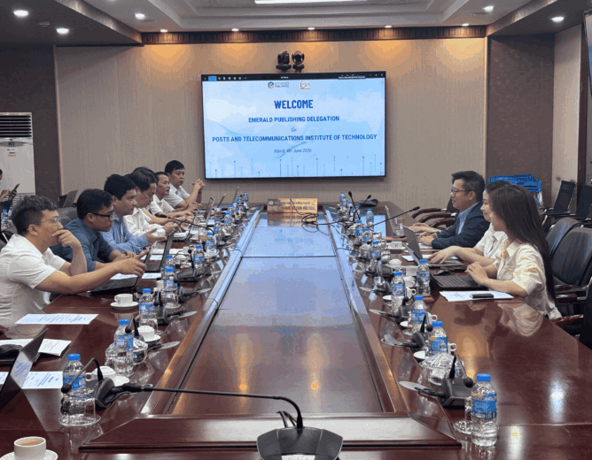 PTIT làm việc với Emerald Publishing, trao đổi định hướng nâng cao chất lượng nghiên cứu và công bố quốc tế