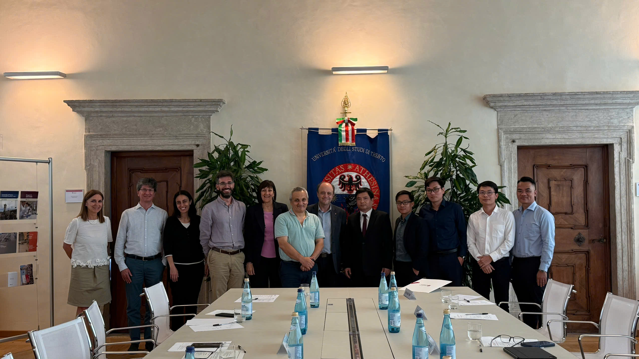 PTIT thúc đẩy hợp tác với Đại học Trento (Ý) trong đào tạo, nghiên cứu AI và đổi mới sáng tạo